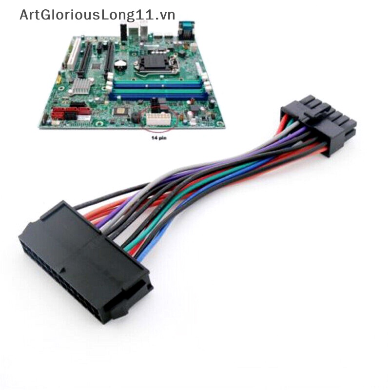 1 Dây Cáp Nối Nguồn ATX 24 Pin Sang 12 Pin Chính Cho Lenovo IBM.