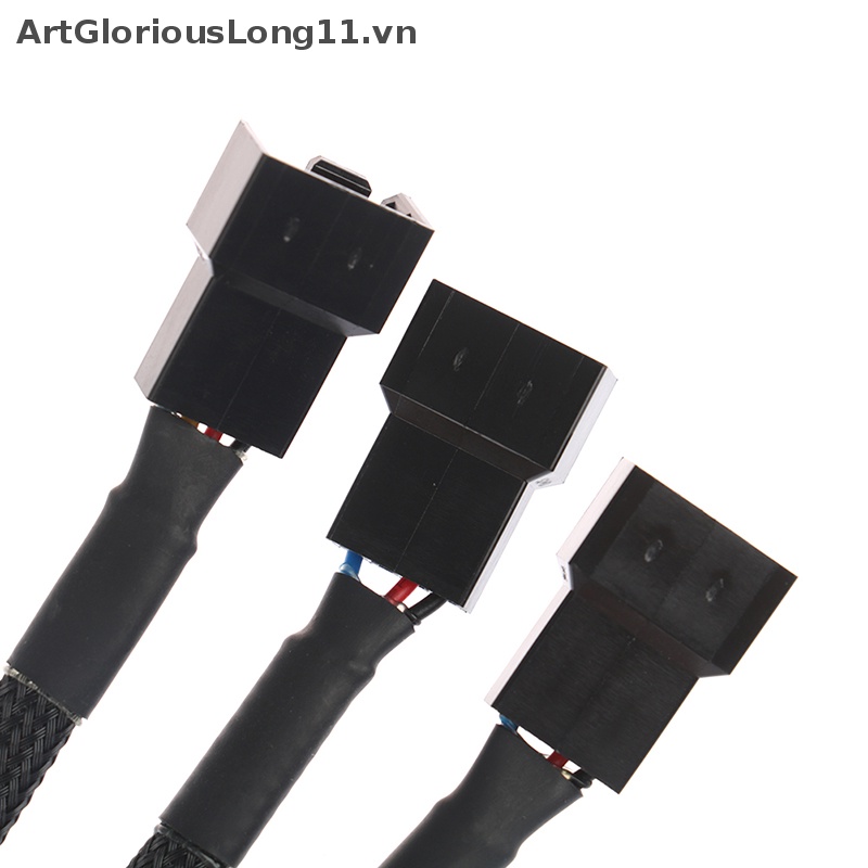 Cáp Nối Dài Quạt Máy Tính 4pin PWM 4pin Sang 3 Chiều Hình Chữ Y
