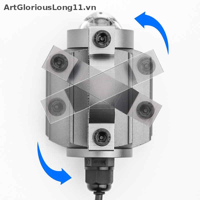 Set 1 / 2 Đèn Pha LED 9-85V Hai Màu Sắc Dành Cho Xe Mô Tô