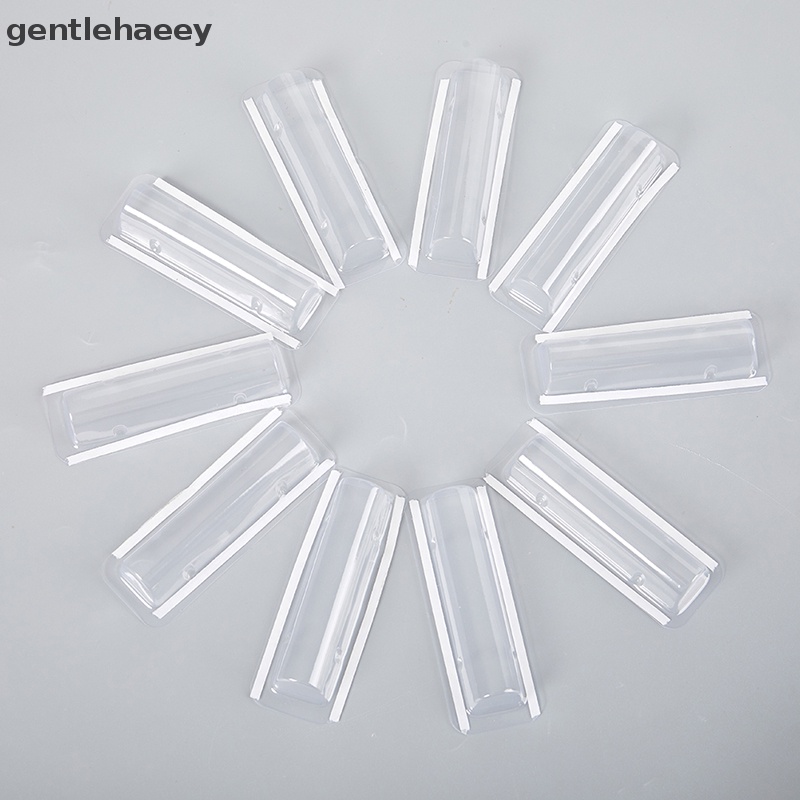 Set 10 / 50 Giá Đỡ Son Dưỡng Môi Bằng Nhựa Trong Suốt Hình Chữ Nhật Chống Nước