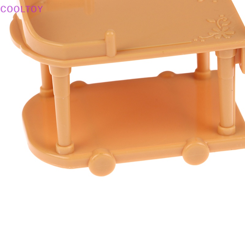 1 Mô Hình Xe Đẩy Em Bé Phục Vụ Nhà Bếp Tỉ Lệ 1: 12 Trang Trí Nhà Búp Bê