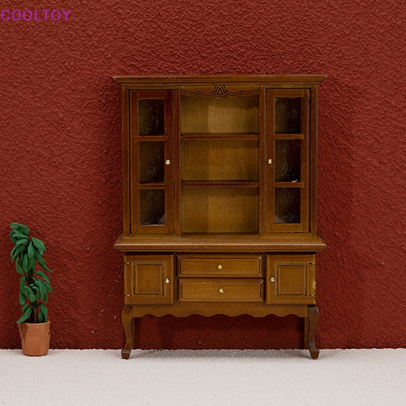 Đồ Nội Thất Phòng Ngủ Hai Cửa Trang Trí Nhà Búp Bê 1: 12