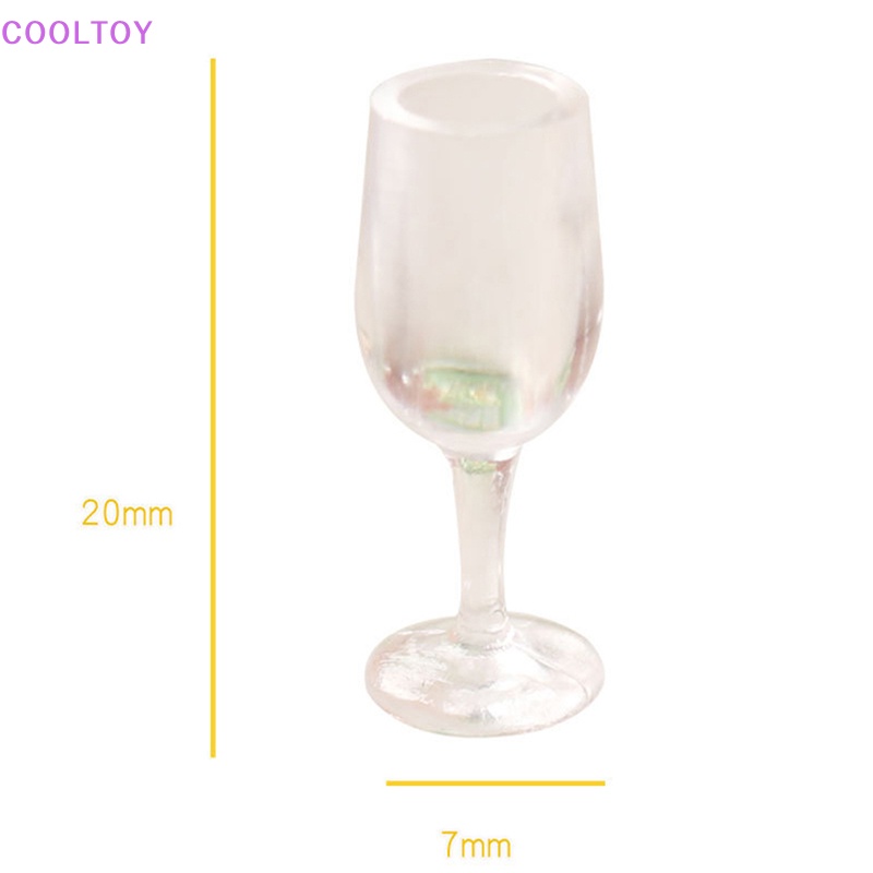Bộ 4 Ly Rượu Mini Tỉ Lệ 1: 12 Cho Nhà Búp Bê