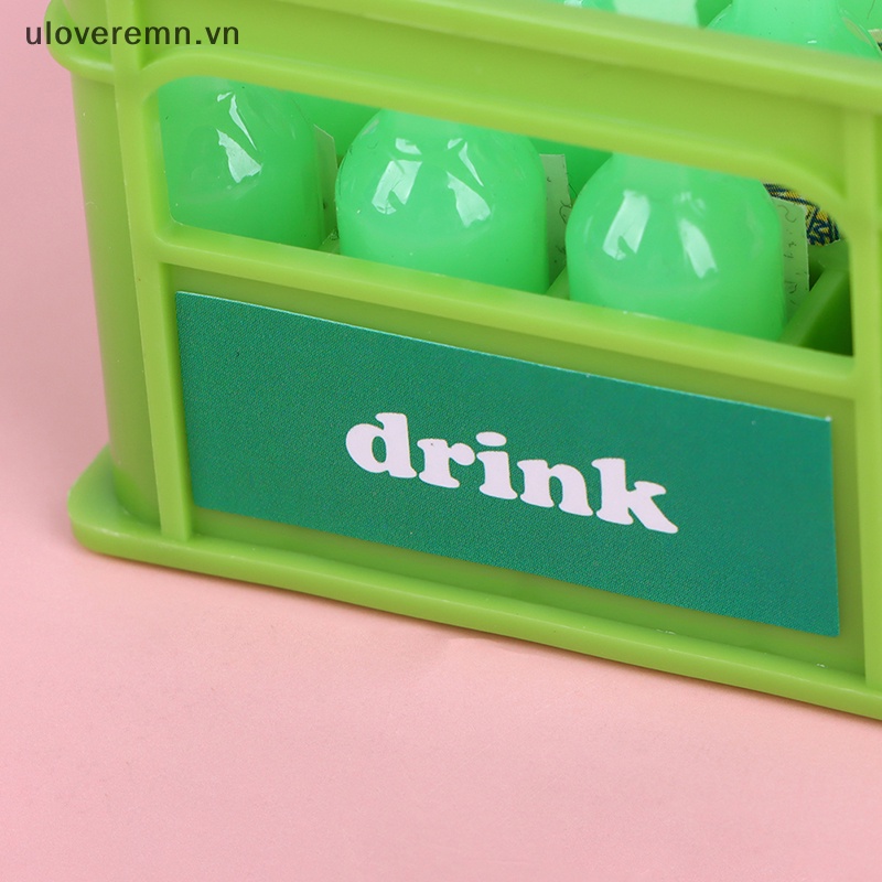 1 Bộ Giỏ Đựng Nước Uống Mini Trang Trí Nhà Búp Bê