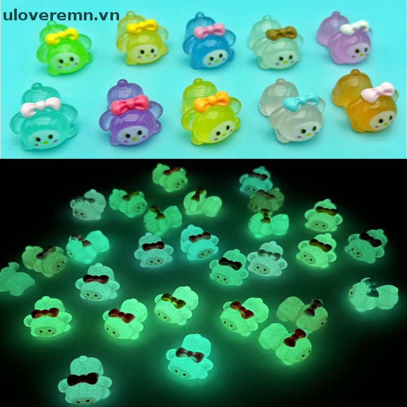 Set 2 Mô Hình Giai Điệu Uloveremn Mini Dạ Quang Màu Sắc Ngẫu Nhiên Dùng Để Trang Trí DIY