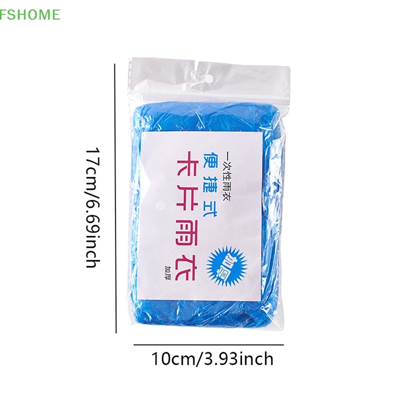 Set 1 / 5 Áo Mưa Mini Dùng Một Lần Tiện Dụng Khi Đi Cắm Trại Mới