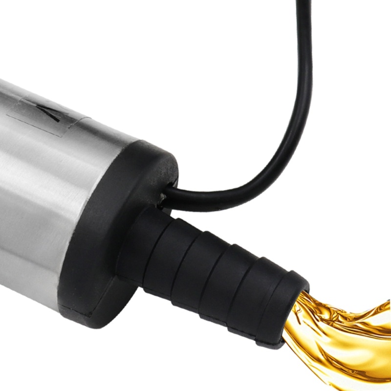 [3C] Máy Bơm Chìm Điện Mini Di Động 12V Cho Nước, Dầu Diesel