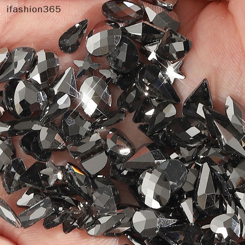 Set 100 Hạt Đá Đính Trang Trí Móng Nghệ Thuật Thời Trang ifashion365