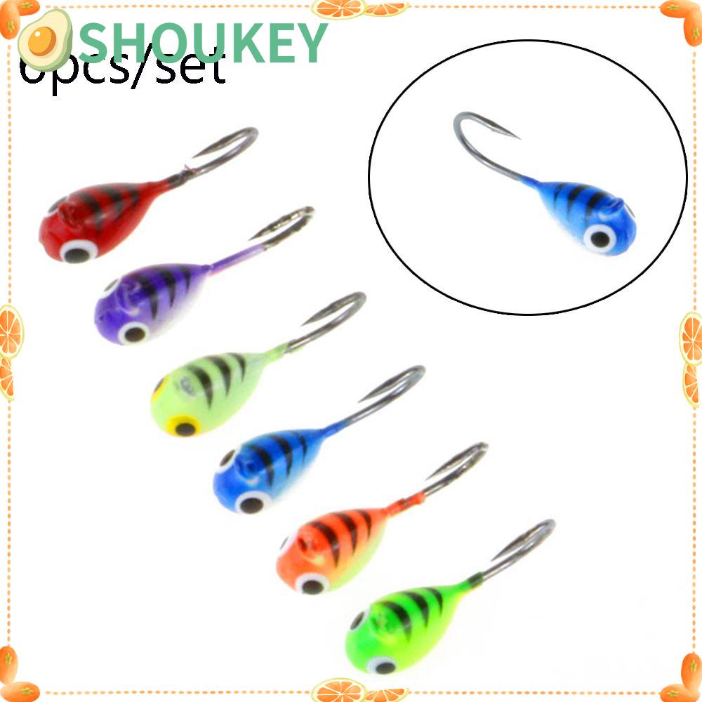 Set 6 Mồi Câu Cá Bằng Chì Cứng Chất Lượng Cao SHOUKEY