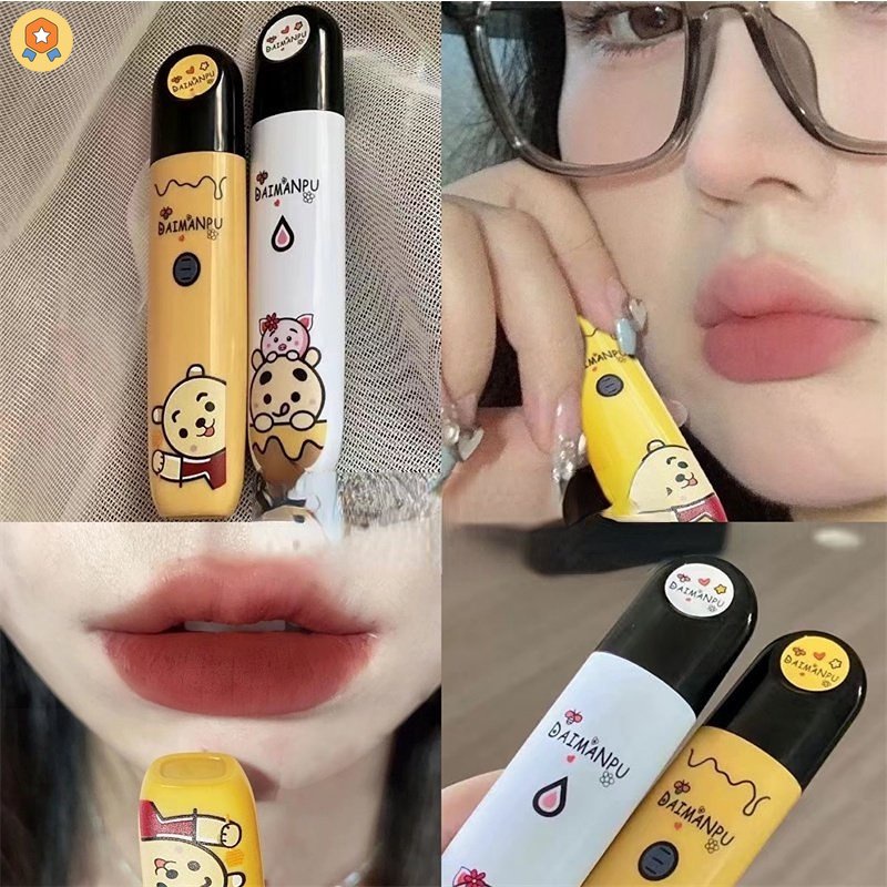 Daimanpu Daimanpu®Son Môi Dạng Kem Lâu Trôi Nổi Bật Thiết Kế Vỏ Hình Tiền