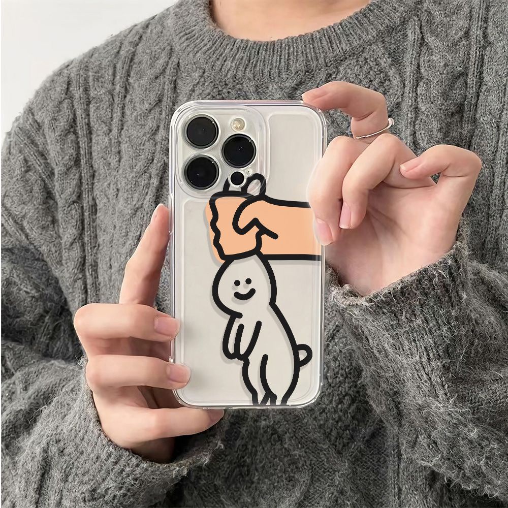 ✅Ốp Điện Thoại Mềm Hình Thỏ Trắng Chống Sốc Cho iPhone12 max7814pro13 6Splus 11