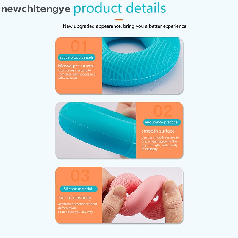 Dụng Cụ Luyện Tập Cơ Ngón Tay 20-80LB Bằng Silicone Tùy Chỉnh Tiện Dụng