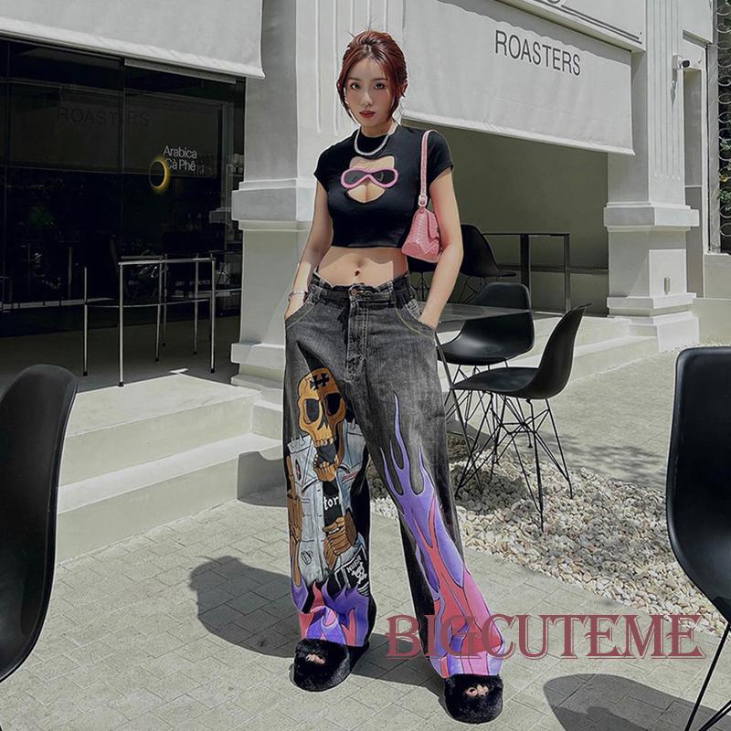 Áo Thun Crop Top Tay Ngắn Màu Đen Thời Trang Mùa Hè Cá Tính Cho Nữ