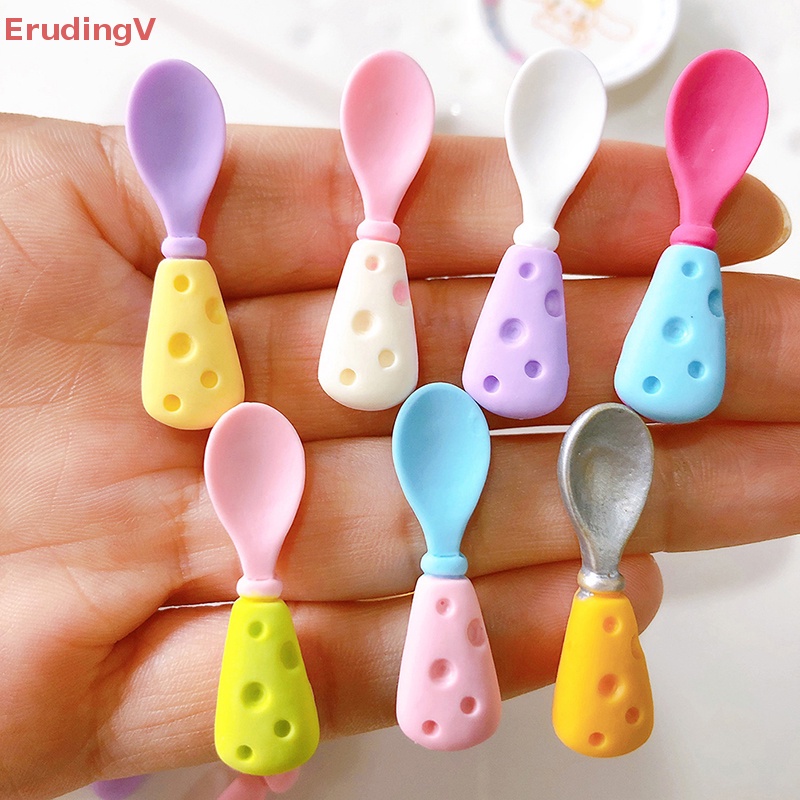 Set 10 Muỗng Mini Trang Trí Nhà Búp Bê