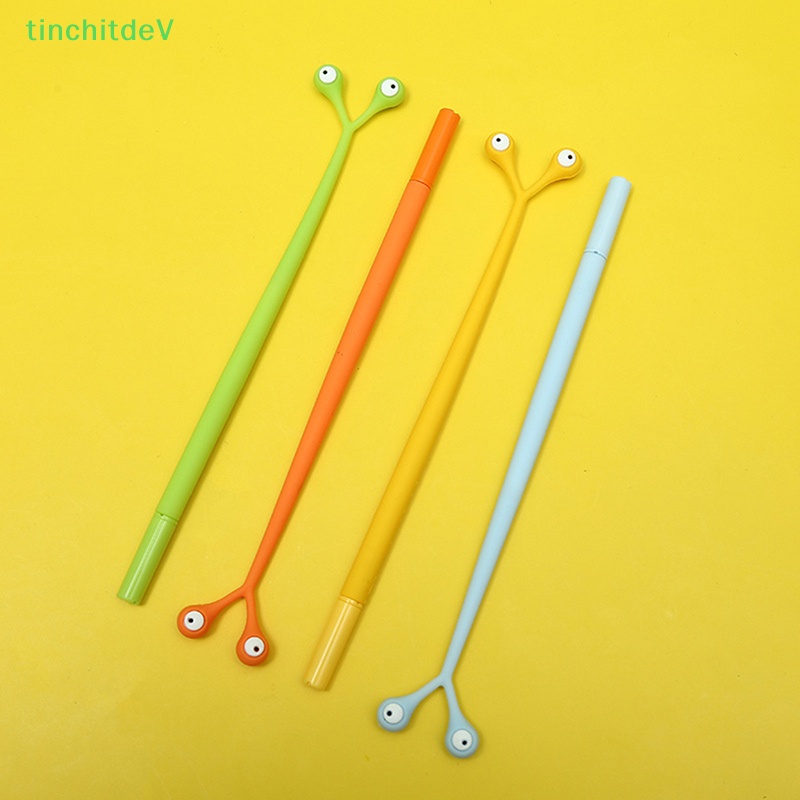 1 Cây Bút Mực Gel Ngòi Bút 0.5mm In Hình Người Ngoài Hành Tinh Dễ Thương Màu Sắc Ngẫu Nhiên