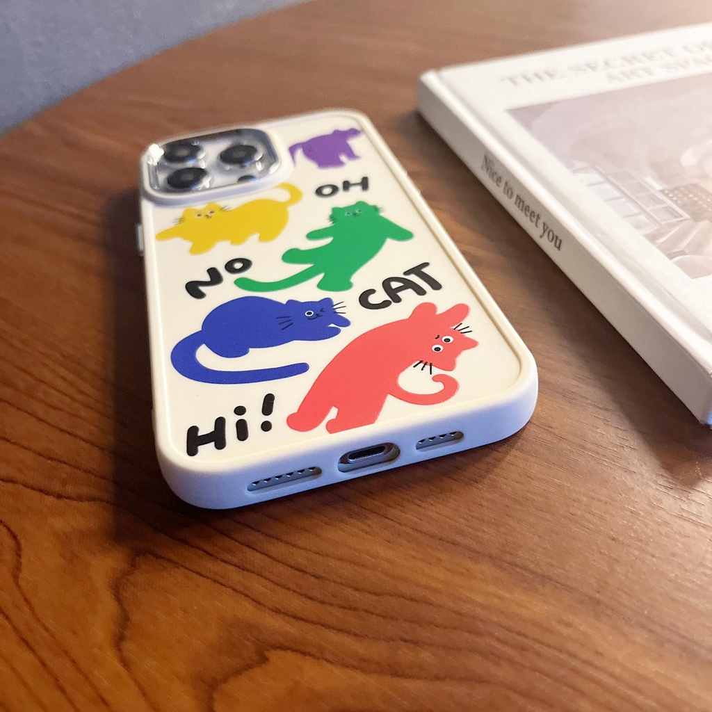Ốp Điện Thoại TPU Dẻo Họa Tiết Chó Mèo Dễ Thương Chống Rơi Cho iPhone 14 13 12 11 Pro Max XR XS 7 8 Plus