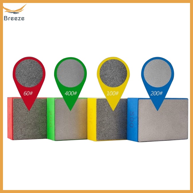 Bộ 4 Đĩa Mài Đánh Bóng Kính / Gạch Men / Đá Hoa Cương Cầm Tay Tiện Lợi