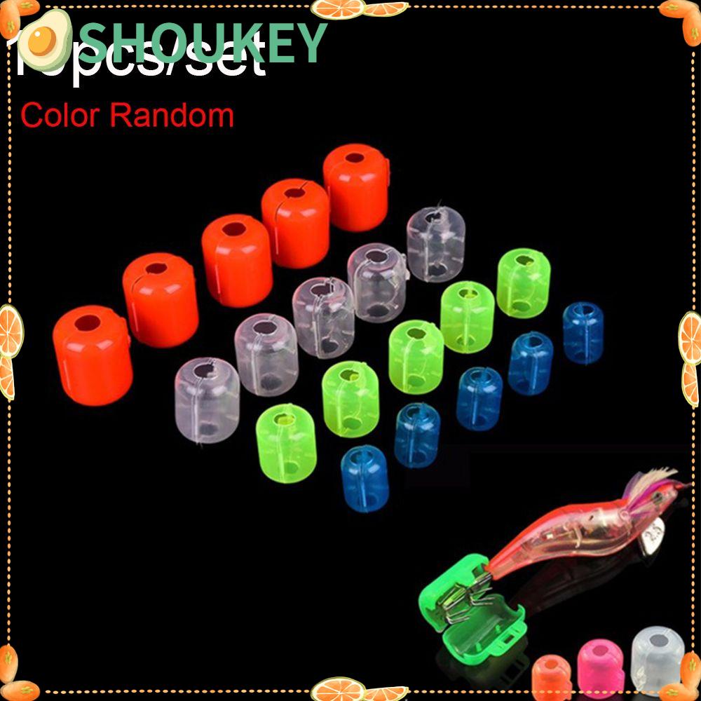 Set 10 Vỏ Bọc Móc Câu Cá Tôm Bằng Gỗ Chất Lượng Cao