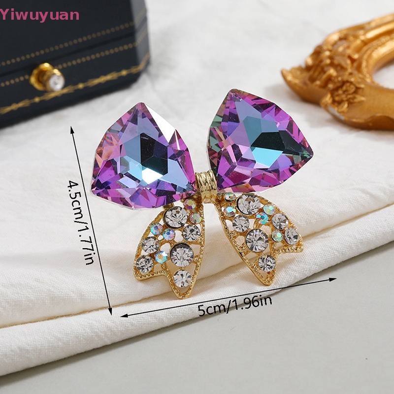 Ghim Cài Áo Hình Nơ Đính Đá Và Ngọc Trai Nhân Tạo Thời Trang