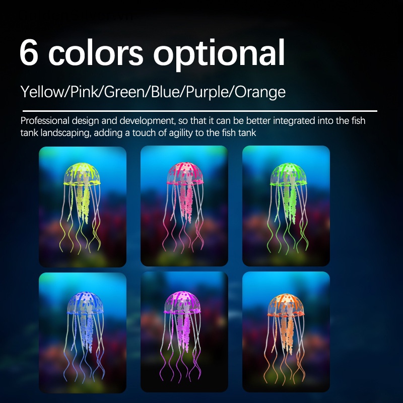 Sứa Biển Phát Sáng Trang Trí Bể Cá