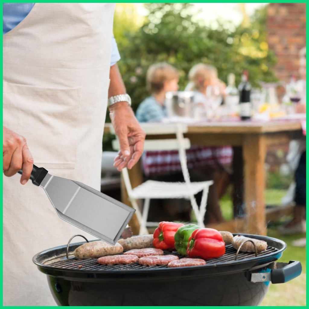 Bộ Dụng Cụ Nướng Bbq Bằng Kim Loại Chống Rỉ Kèm Tay Cầm Thoải Mái Tiện Dụng