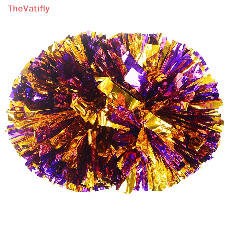 [Thevalifly] Quả Bóng Pom Poms 34CM Phối Hoa Phong Cách Thể Thao Phù Hợp Cho Trang Trí Tiệc Khiêu Vũ