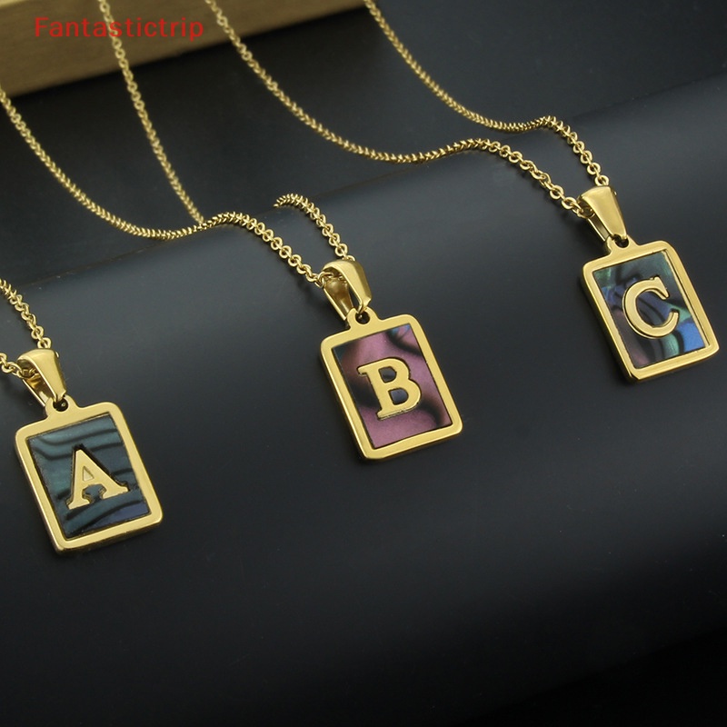 Vòng cổ Mặt 26 Chữ Cái Bằng Thép Không Gỉ Thời Trang Dành Cho Nữ