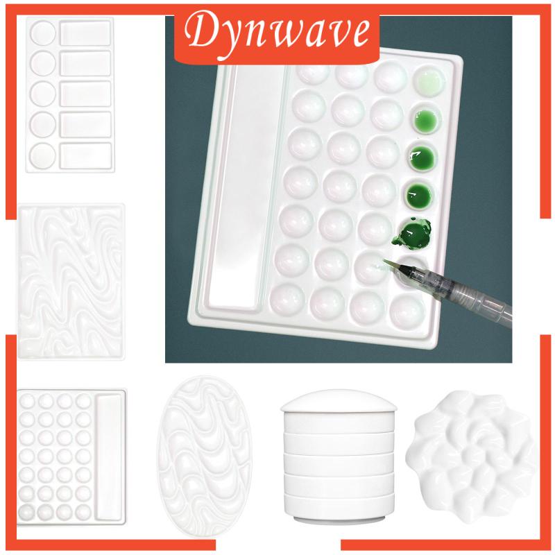 [Dynwave] Bảng Pha Màu Nước Giả Gốm Dễ Vệ Sinh DIY