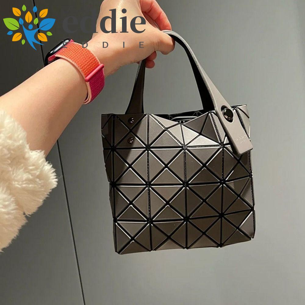 Túi Đựng Mỹ Phẩm 26Ede Siêu Nhẹ Dạng Vuông Họa Tiết Lưới Hình Học Cho Nữ