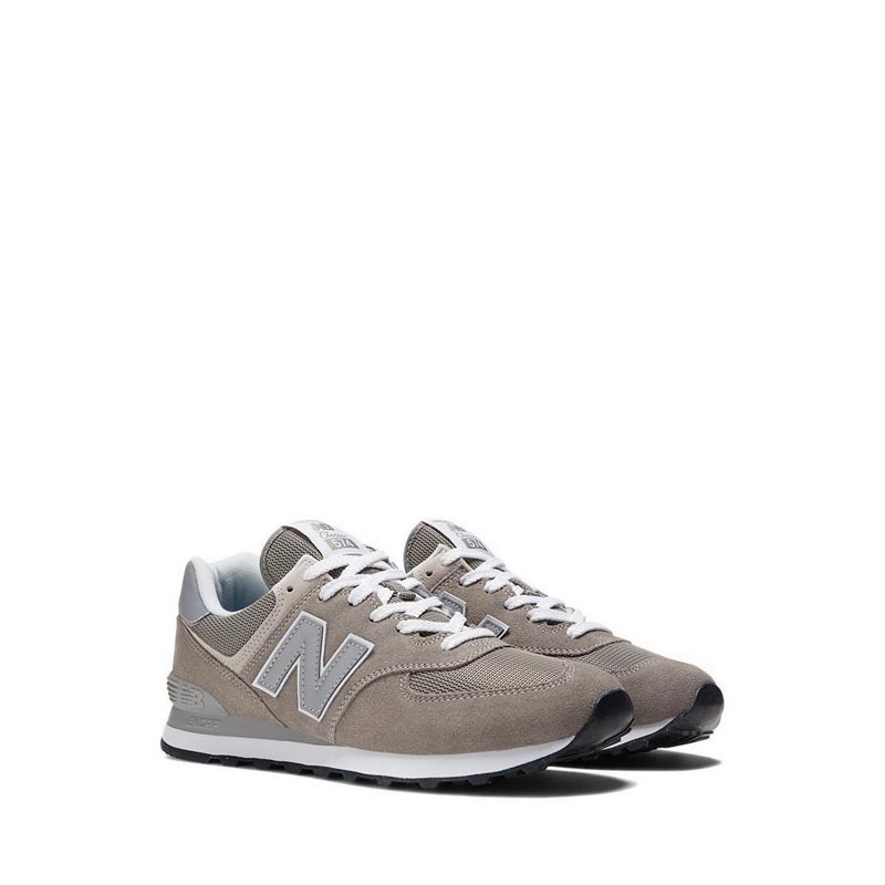 Giày Thể Thao New Balance 574 EVERGREEN Men's - Grey with White