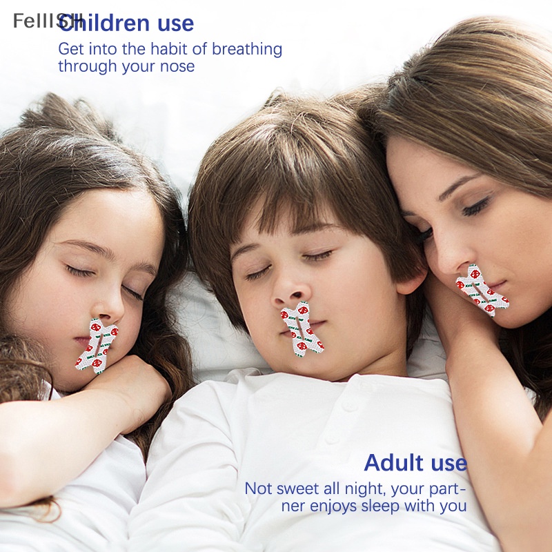 Set 30 Miếng Dán Mũi / Môi Chống Ngáy Khi Ngủ Mã 439br