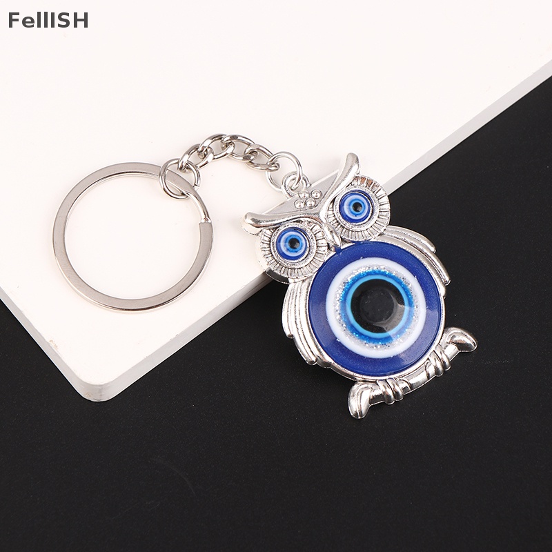 Móc Khóa Hình Cú Mắt Quỷ Xanh Thổ Nhĩ Kỳ Thời Trang 439br