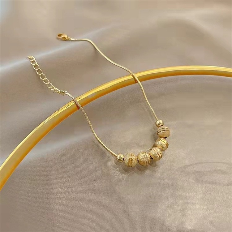 Dây Chuyền Chuỗi Hạt Linmen Bán Chạy Năm May Mắn Thiết Kế Sang Trọng Niche