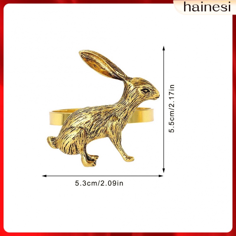 Adorno Para Mesa De Giá Đỡ Khăn Ăn Nhẫn Hình Thỏ Phục Sinh Cho Tiệc Cưới