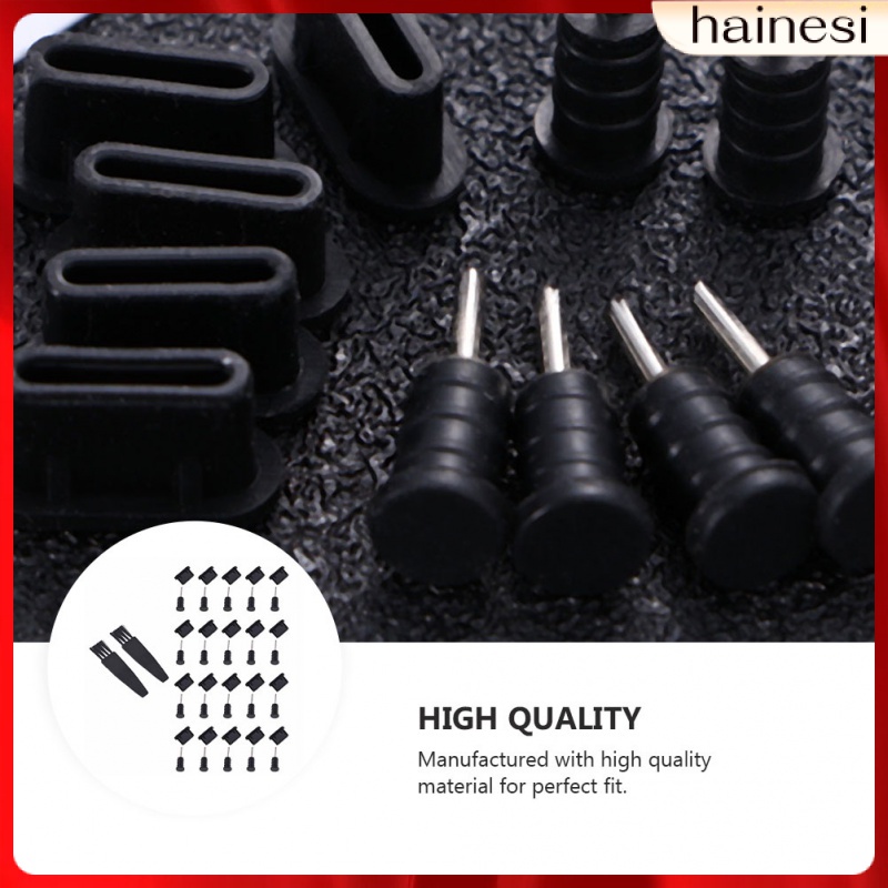 Set 20 Cặp Son Tint Cổng USB Loại C Chống Bụi Cho Điện Thoại Di Động