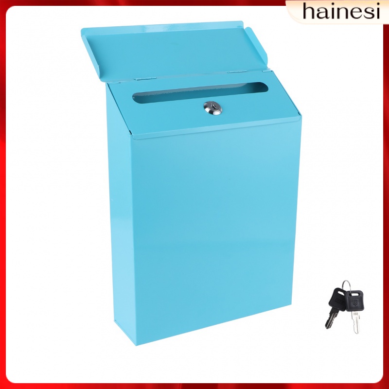 Hộp Thư Bằng Thiếc Có Khóa Gắn Tường Tiện Dụng Cho Văn Phòng