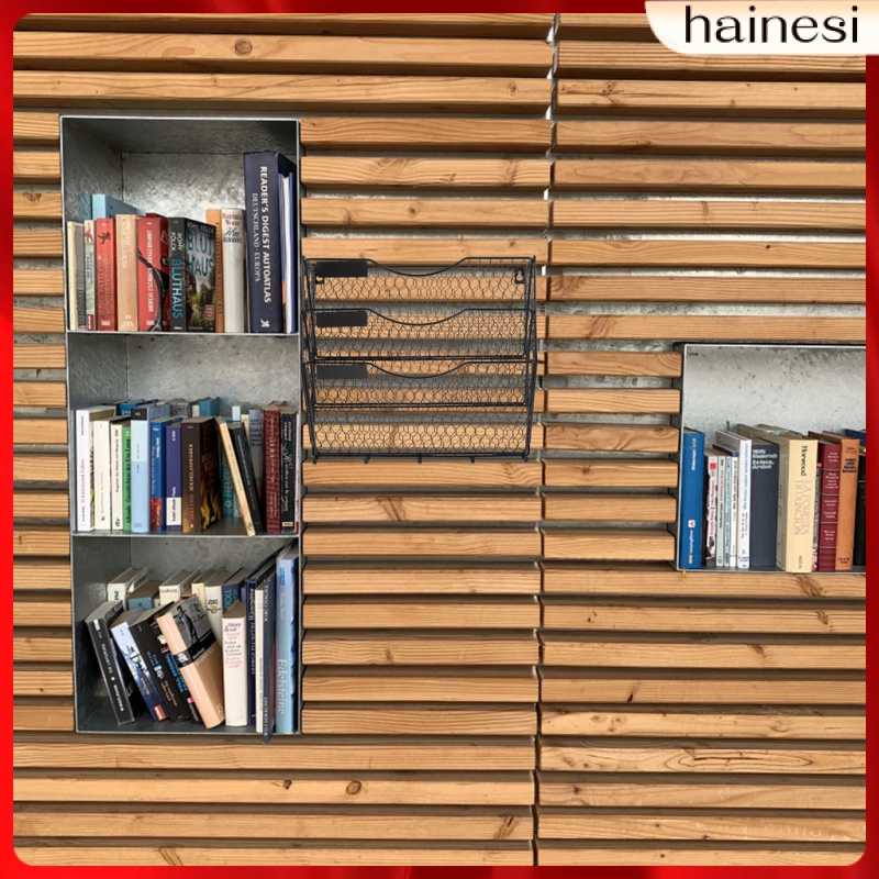 Giá Đỡ Trưng Bày Tạp Chí / Chìa Khóa Màu Đen Có Móc Treo Tường S