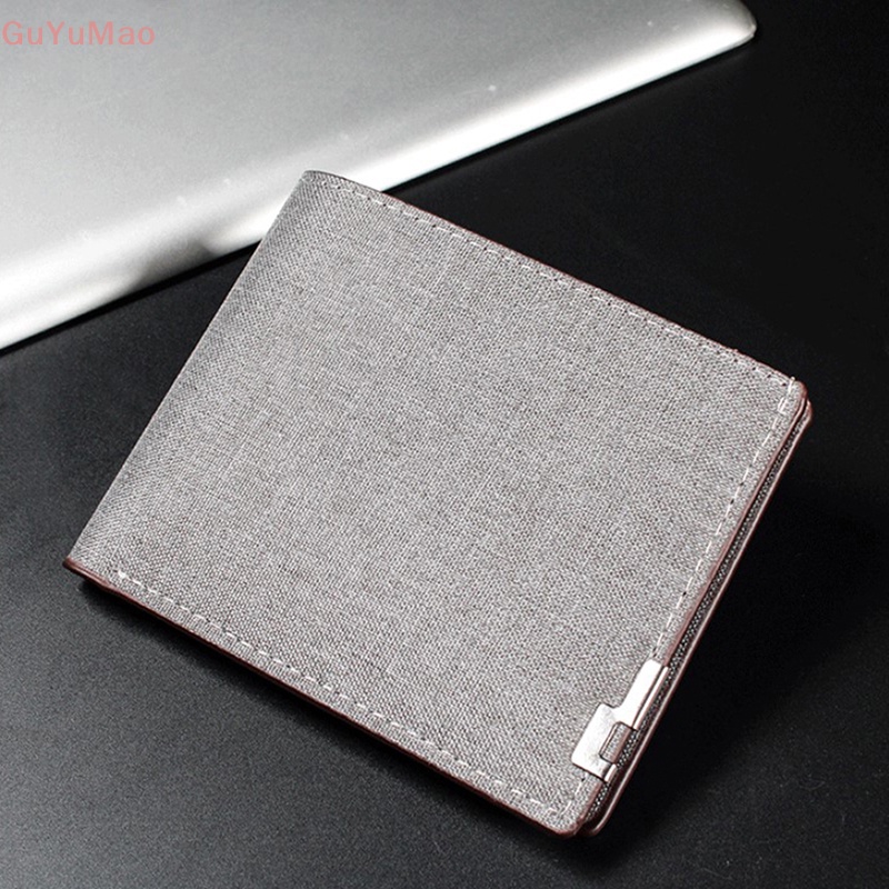 [cxGUYU] Ví Denim Đựng Tiền Xu Thẻ Tín Dụng Dạng Gập Hình Bò Sữa Mỏng Cho Nam Và Nữ PRTA