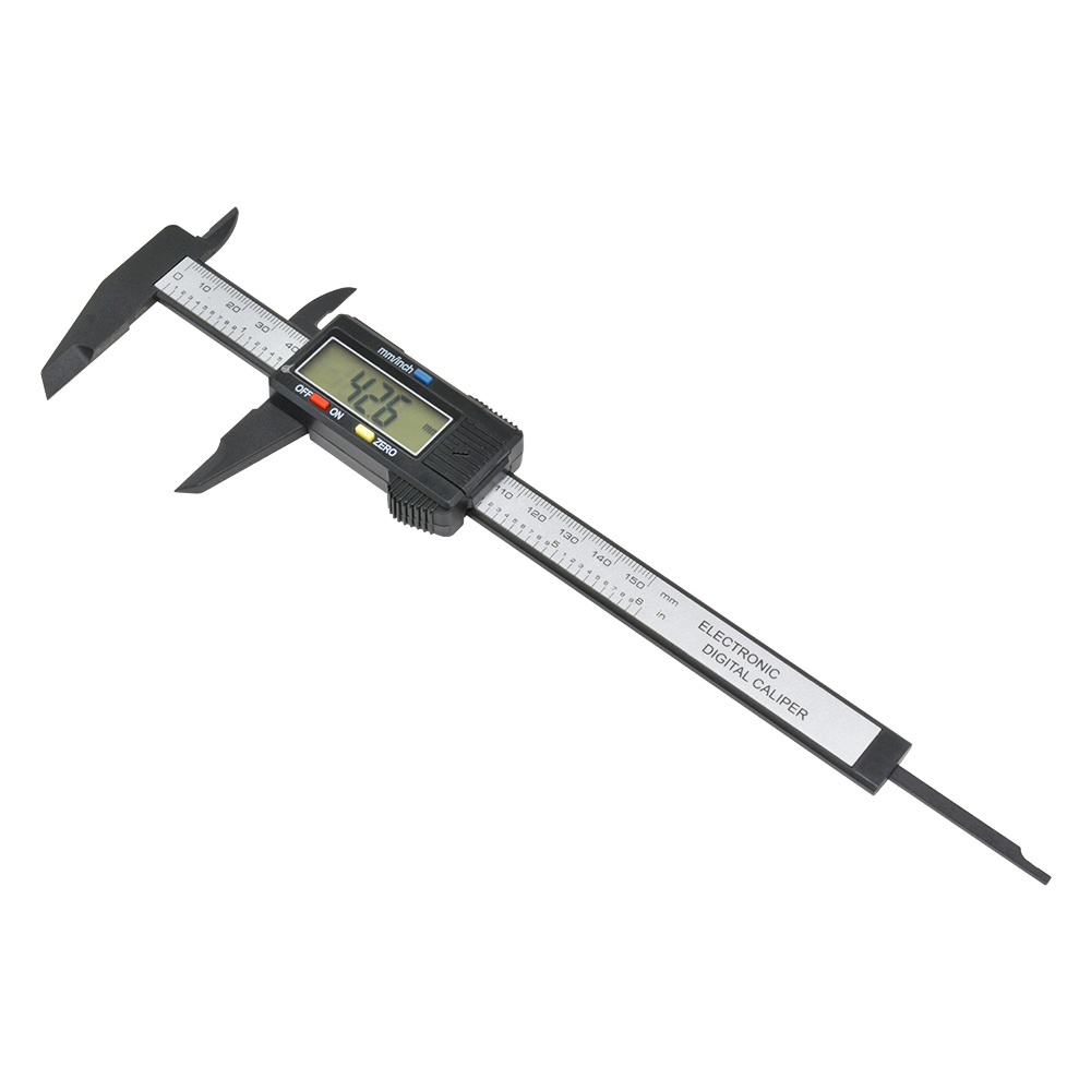 Thước cặp RIRIHI màn hình LCD 150mm 6-inch LCD bằng sợi carbon chuyên dụng