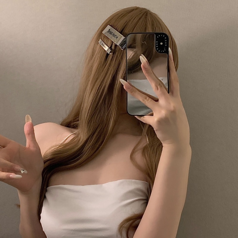 Kẹp Tóc Mỏ Vịt Màu Bạc Thời Trang