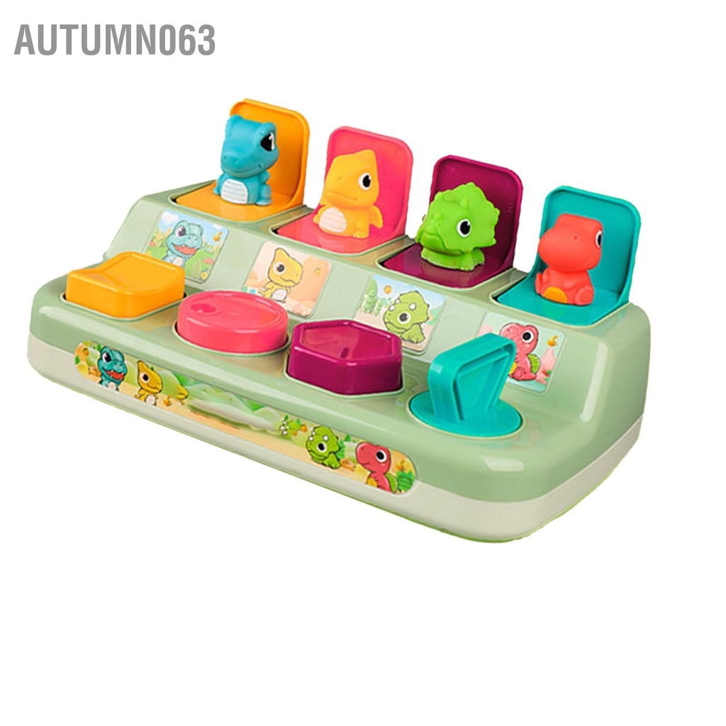 Autumn063 Đồ chơi bật lên cho bé đầy màu sắc Phát triển giáo dục sớm Popup khủng long trẻ mới biết đi