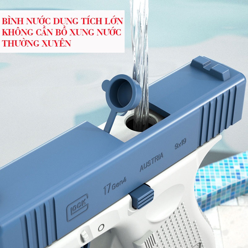 Súng Nước Cơ Đồ Chơi, Súng Bắn Nước Mang Đi Biển Đồ Chơi Team Building NHÀ CÁ - E120