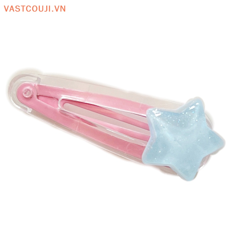 Kẹp Tóc Hình Ngôi Sao Màu Kẹo Ngọt Ngào Cho Nữ