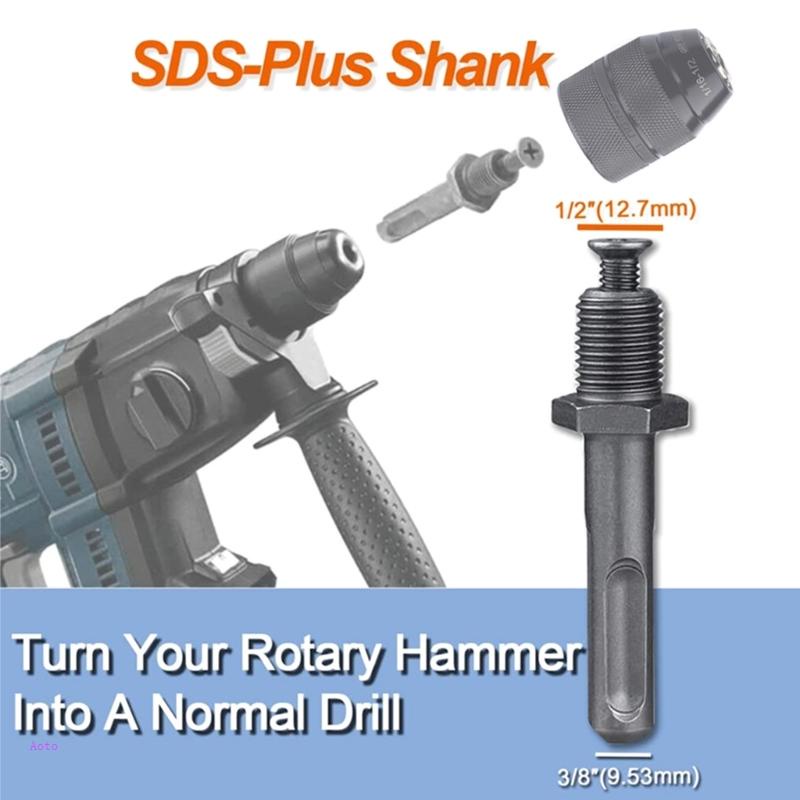 Đầu Kẹp Mũi Khoan Kim Loại AOTO 3 Ngàm # 1 # 2-20unf