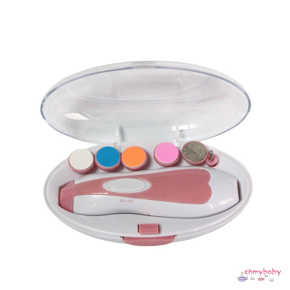 [OMB] Dụng cụ cắt móng tay bằng điện cho bé Bộ dụng chăm sóc phụ kiện trẻ em [Z/5]