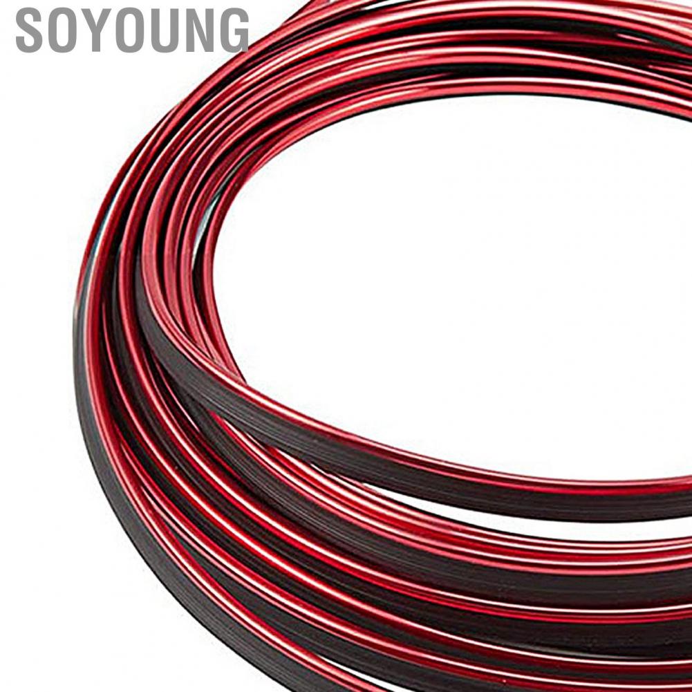 Soyoung Automobile Interior Trim Strip  Electroplating Elastic Car Dashboard Line for Vehicle