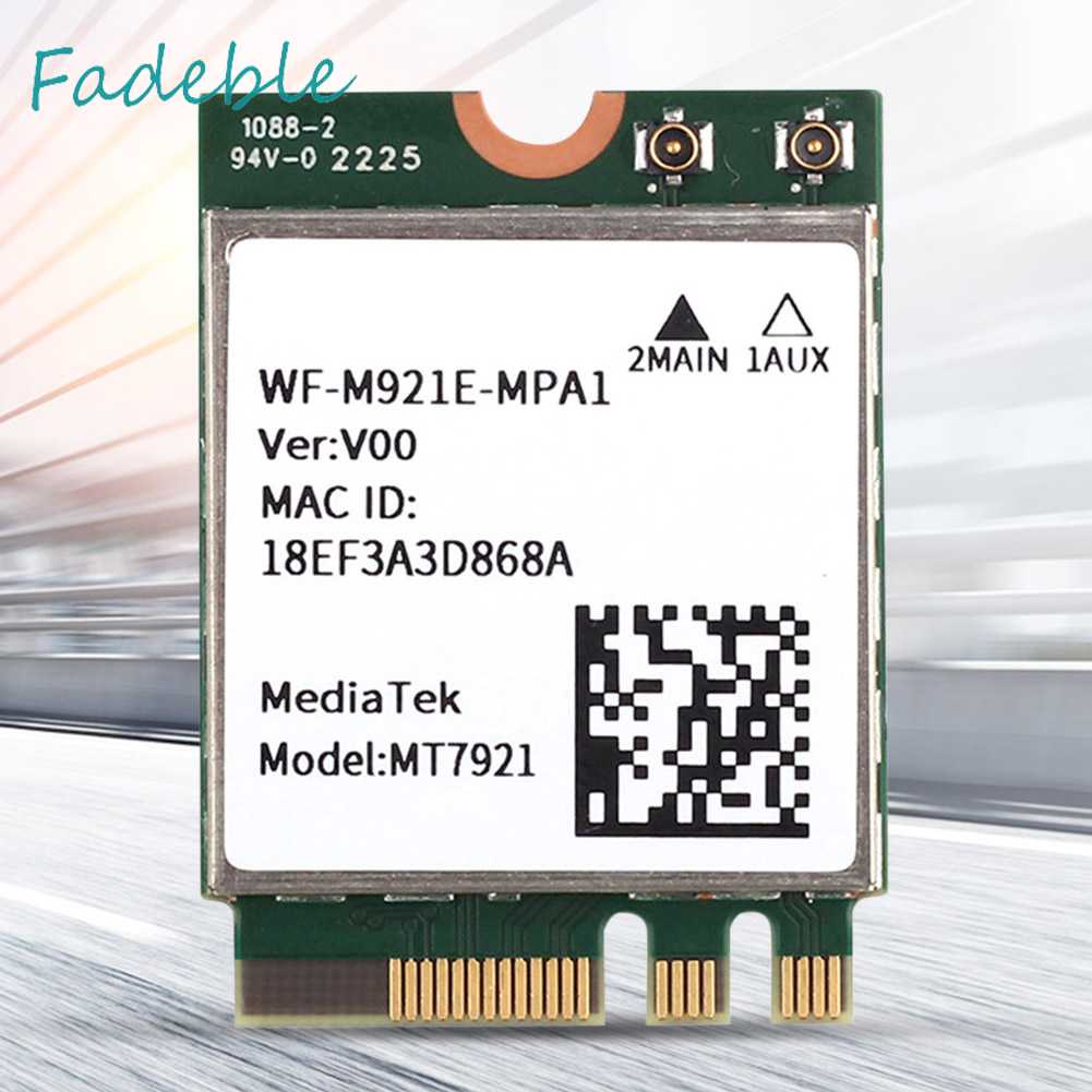 Thẻ Mạng Không Dây MT7921 1200Mbps Băng Tần Kép 2.4Ghz / 5Ghz Cho Laptop