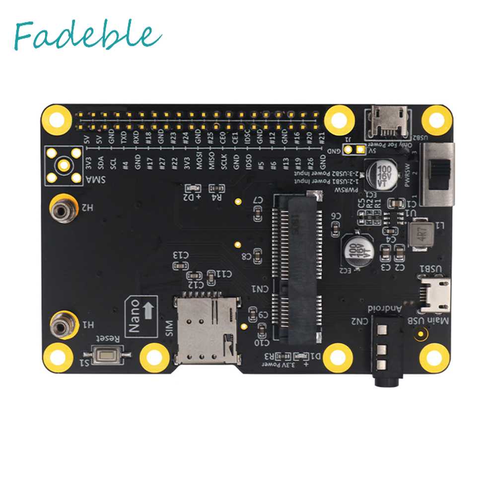 Mô Đun 3G / 4G / LTE HAT Cho Raspberry Pi / Samsung ARTIK / Latte Panda / ASUS Tinker