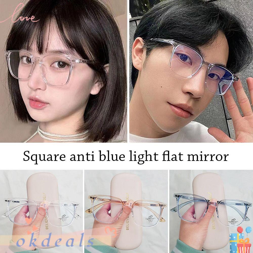 Mắt Kính Gọng Siêu Nhẹ Chống Ánh Sáng Xanh Thiết Kế Nhỏ Gọn Tiện Dụng Cho Văn