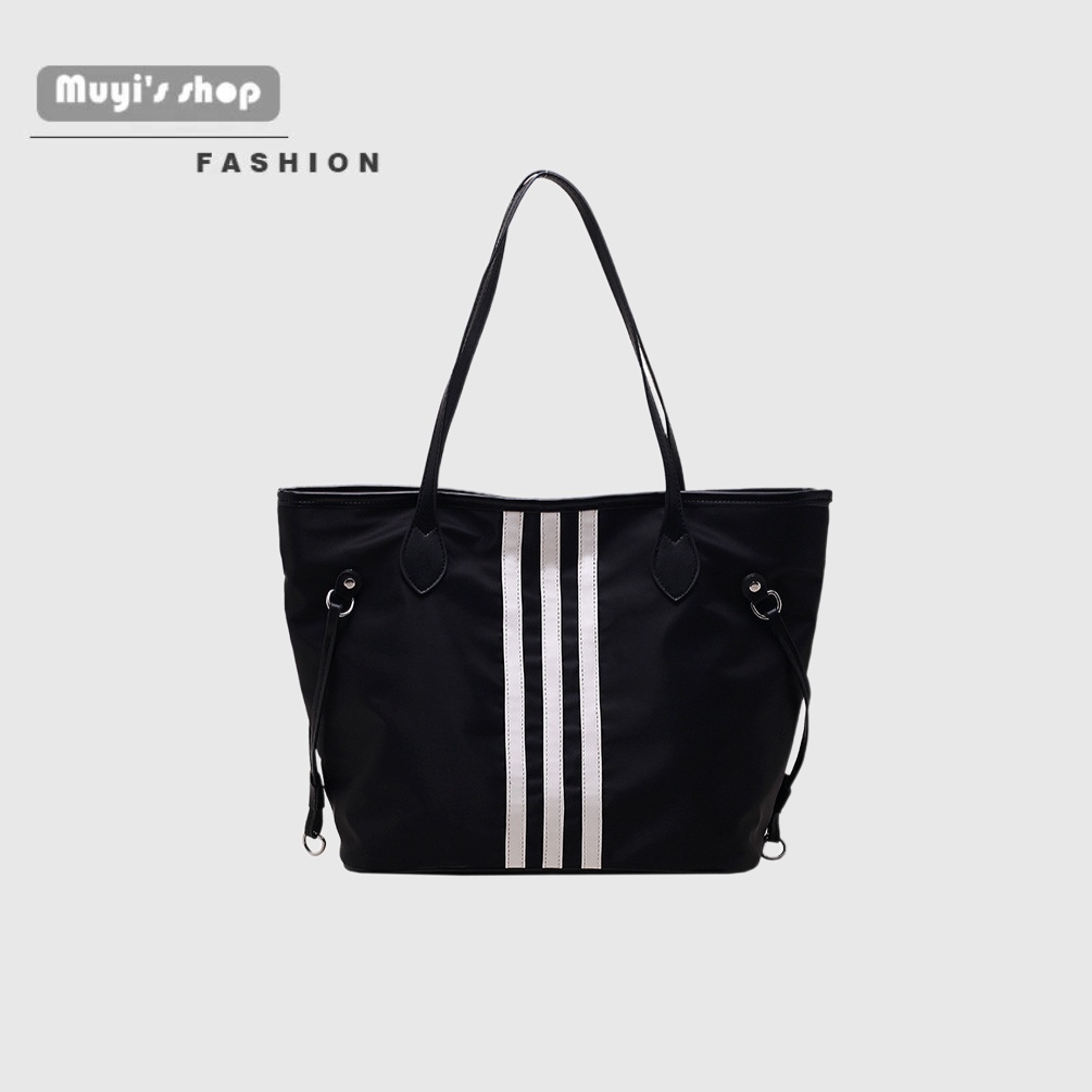 Túi Xách Cỡ Lớn Chất Liệu Nylon Cao Cấp Thiết Kế Đơn Giản Thời Trang Theo Phong Cách Hàn Quốc Cho Nữ One